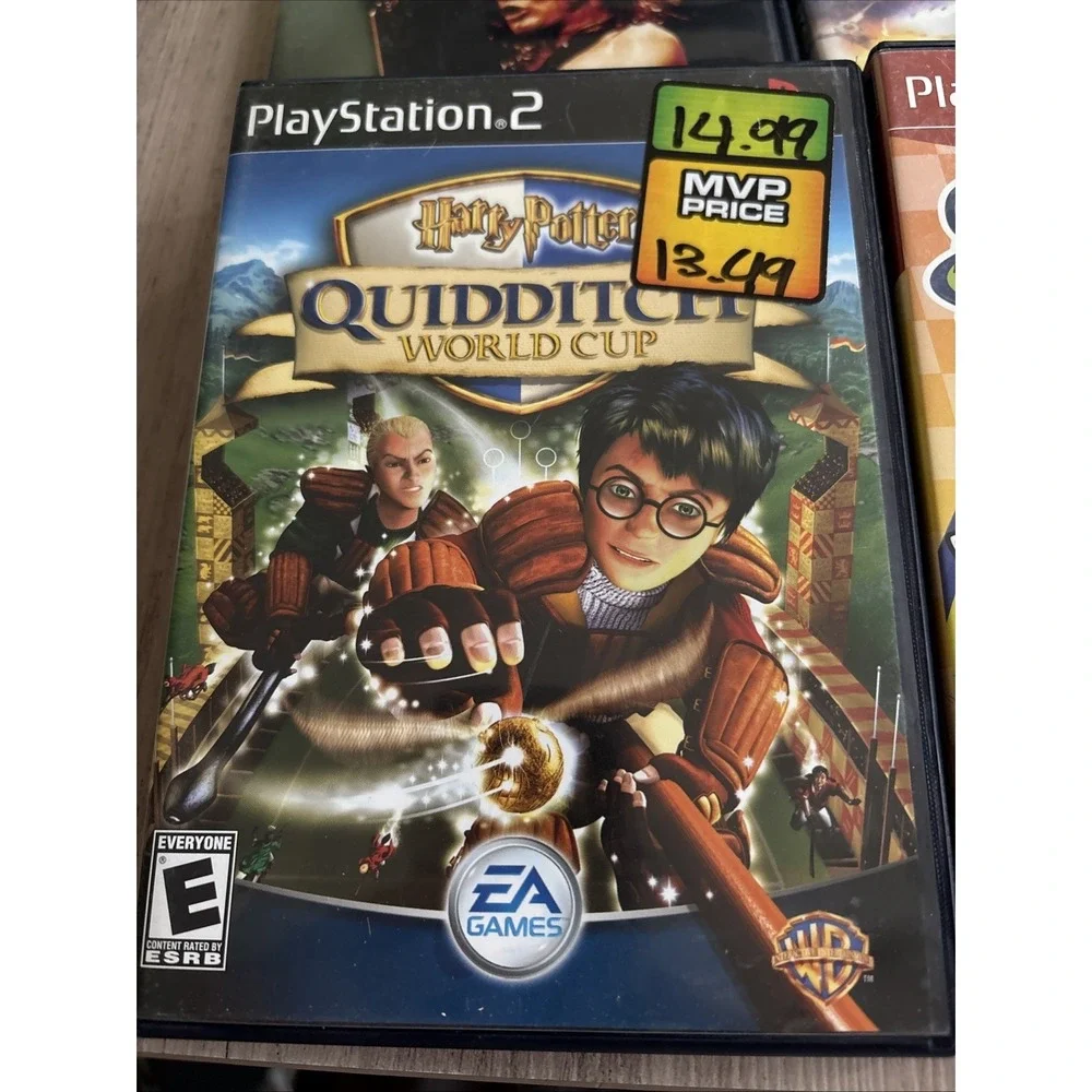 PS2‎ Game Lot 4: Harry Potter Quidditch Sonic Plus Star Ward Star fighter AC/DC